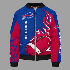 Buffalo Bills Blue Red Bomber Jacket TBJ4828