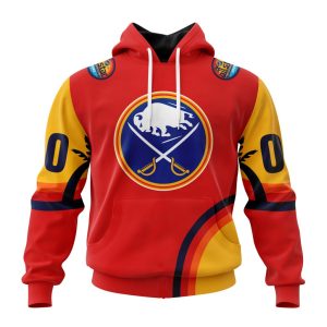 Custom NHL Buffalo Sabres Special All-Star Game Florida Sunset Unisex Pullover Hoodie