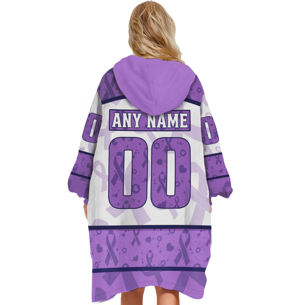 Custom-NHL-Dallas-Stars-Lavender-Hockey-Fights-Cancer-Oodie-Blanket-Hoodie-Wearable-Blanket-2