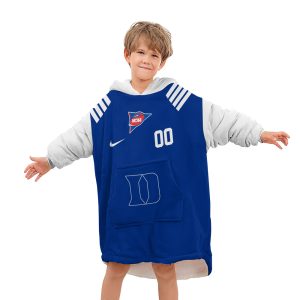 Duke Blue Devils - Personalize Oodie Blanket Hoodie Wearable Blanket
