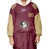 Florida State Seminoles - Personalize Oodie Blanket Hoodie Wearable Blanket