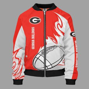 Georgia Bulldogs Orange Bomber Jacket TBJ4477