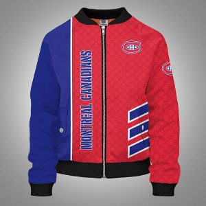 Montreal Canadians Red Unisex Bomber Jacket Gucci Luxury Jacket TBJ4900