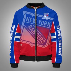 New York Rangers Red Bomber Jacket TBJ4919