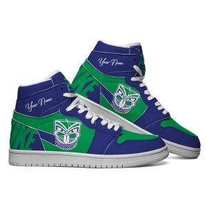 New Zealand Warriors Custom Name NRL AJ1 Nike Sneakers High Top Shoes Collection