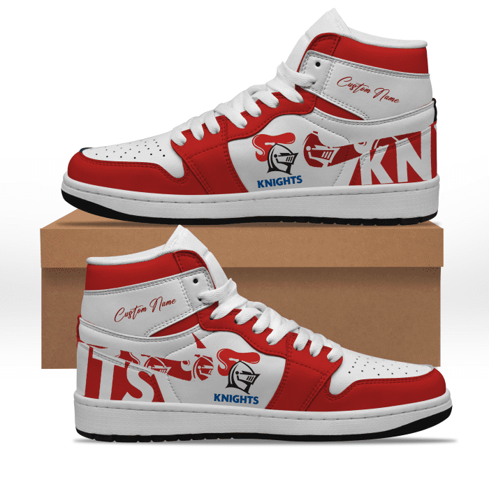 Newcastle Knights NRL AJ1 Nike Sneakers High Top Shoes 2023 Collection