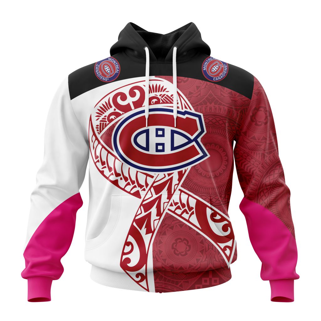 Personalized-Montreal-Canadiens-Specialized-Samoa-Fights-Cancer-Unisex-Pullover-Hoodie Personalized Montreal Canadiens Specialized Samoa Fights Cancer Unisex Pullover Hoodie