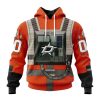 Personalized NHL Dallas Stars Star Wars Rebel Pilot Design Unisex Pullover Hoodie