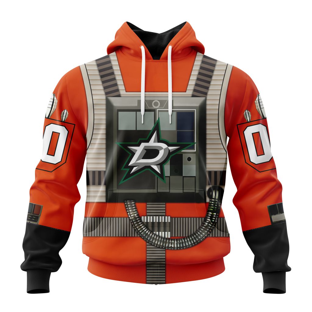 Personalized-NHL-Dallas-Stars-Star-Wars-Rebel-Pilot-Design-Unisex-Pullover-Hoodie Personalized NHL Dallas Stars Star Wars Rebel Pilot Design Unisex Pullover Hoodie