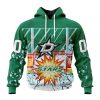 Personalized NHL Dallas Stars With Ice Hockey Arena Unisex Pullover Hoodie