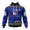 Personalized NHL New York Rangers Special Star Trek Design Unisex Pullover Hoodie