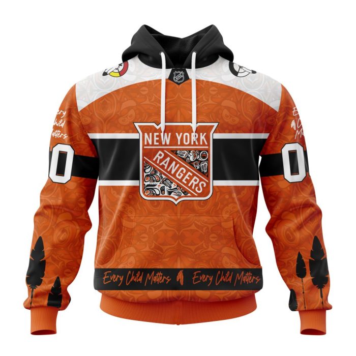 Personalized NHL New York Rangers Specialized Design Support Child Lives Matter Unisex Pullover Hoodie