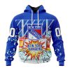 Personalized NHL New York Rangers With Ice Hockey Arena Unisex Pullover Hoodie