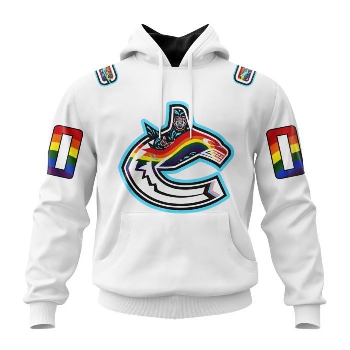 Personalized NHL Vancouver Canucks Special Pride Night 2023 Unisex Pullover Hoodie