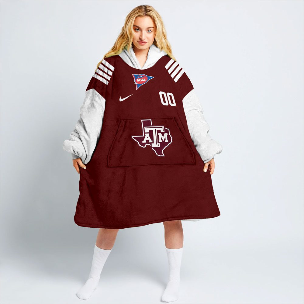 Texas A&M Aggies – Personalize Oodie Blanket Hoodie Wearable Blanket ...