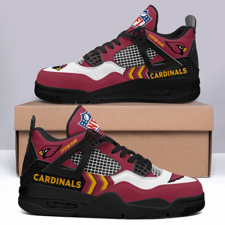 Arizona-Cardinals-NFL-Premium-Jordan-4-Sneaker-Personalized-Name-Shoes-JD4710-1