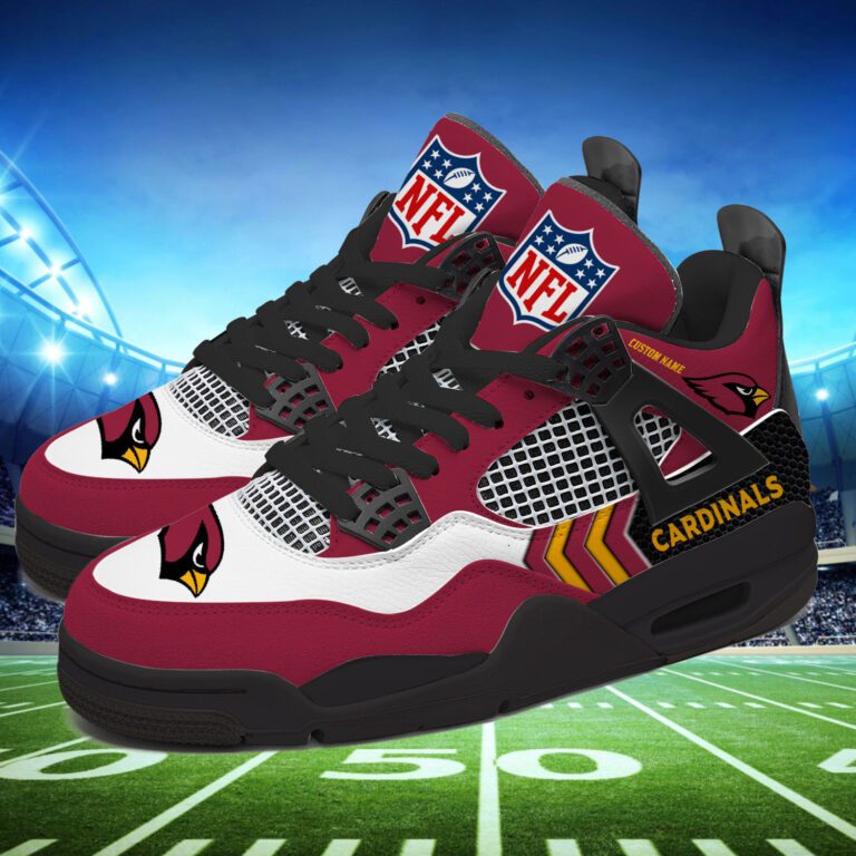 Arizona-Cardinals-NFL-Premium-Jordan-4-Sneaker-Personalized-Name-Shoes-JD4710-2