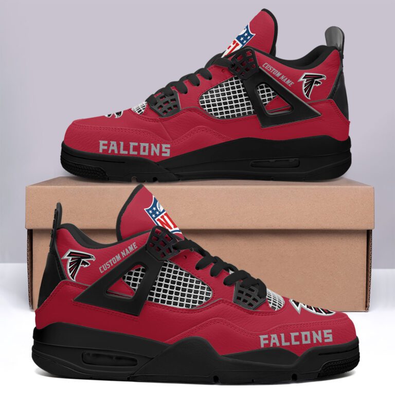 Atlanta-Falcons-NFL-Premium-Jordan-4-Sneaker-Personalized-Name-Shoes-JD4711-2