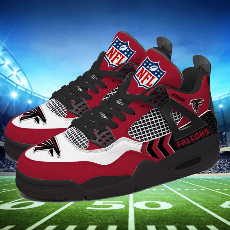 Atlanta-Falcons-NFL-Premium-Jordan-4-Sneaker-Personalized-Name-Shoes-JD4712-2