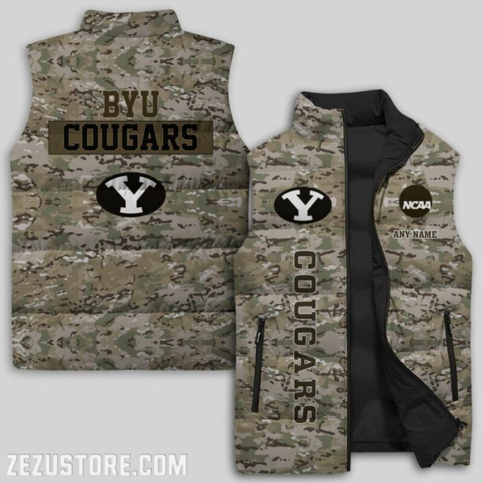 BYU Cougars NCAA Sleeveless Down Jacket Sleeveless Vest