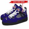 Baltimore Ravens NFL Premium Jordan 4 Sneaker Personalized Name Shoes JD4713