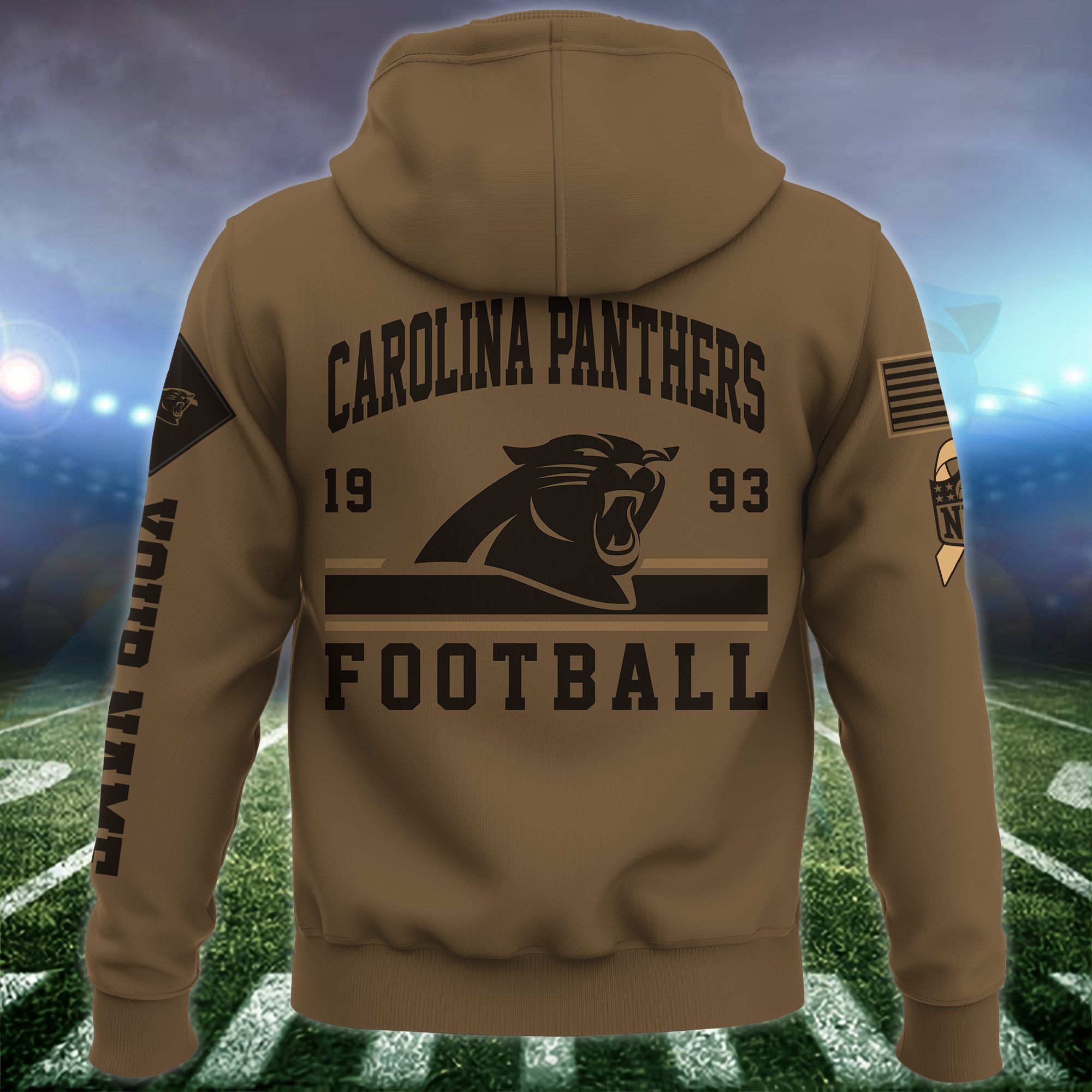 Carolina-Panthers-NFL-Brown-Salute-To-Service-2023-Veteran-3D-Hoodie-Custom-Your-Name-HSL1133-2