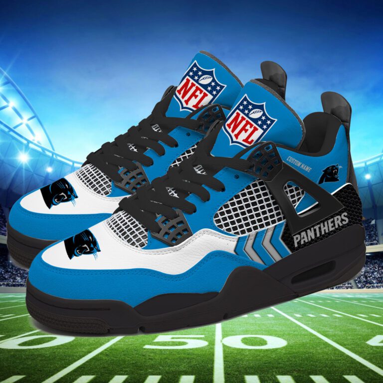 Carolina-Panthers-NFL-Premium-Jordan-4-Sneaker-Personalized-Name-Shoes-JD4718-2