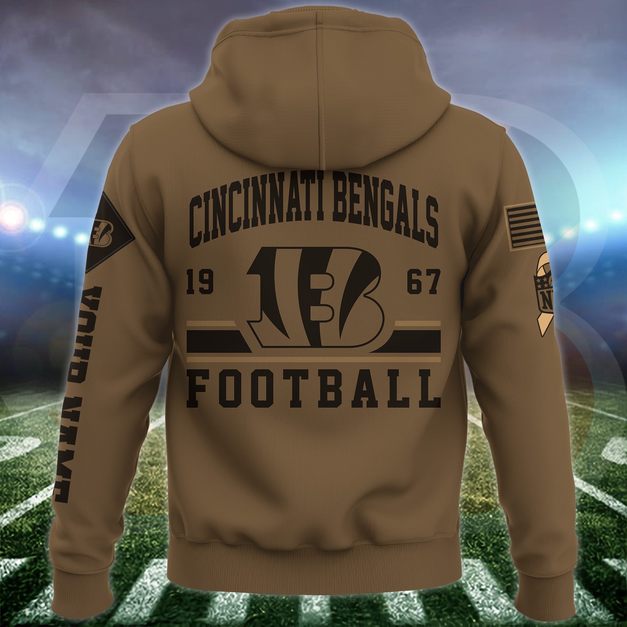 Cincinnati-Bengals-NFL-Brown-Salute-To-Service-2023-Veteran-3D-Hoodie-Custom-Your-Name-HSL1135-2