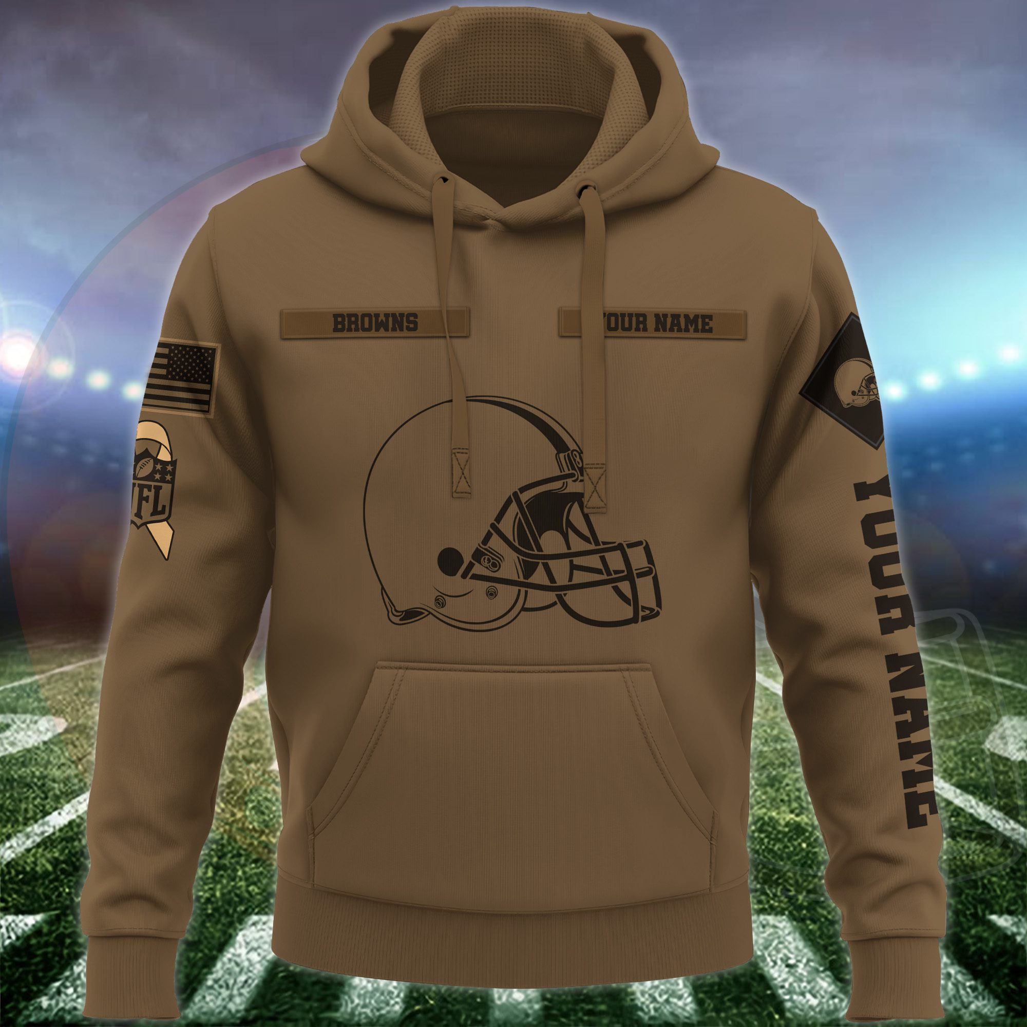 Cleveland-Browns-NFL-Brown-Salute-To-Service-2023-Veteran-3D-Hoodie-Custom-Your-Name-HSL1136-1