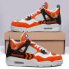 Cleveland Browns NFL Premium Jordan 4 Sneaker Personalized Name Shoes JD4724