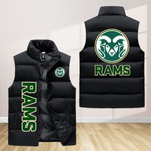 Colorado State Rams Sleeveless Down Jacket Sleeveless Vest