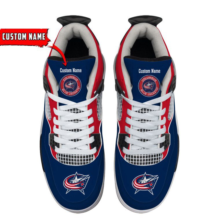 Columbus-Blue-Jackets-NHL-Premium-Jordan-4-Sneaker-Personalized-Name-Shoes-JD4652-1