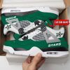 Dallas Stars NHL Premium Jordan 4 Sneaker Personalized Name Shoes JD4653