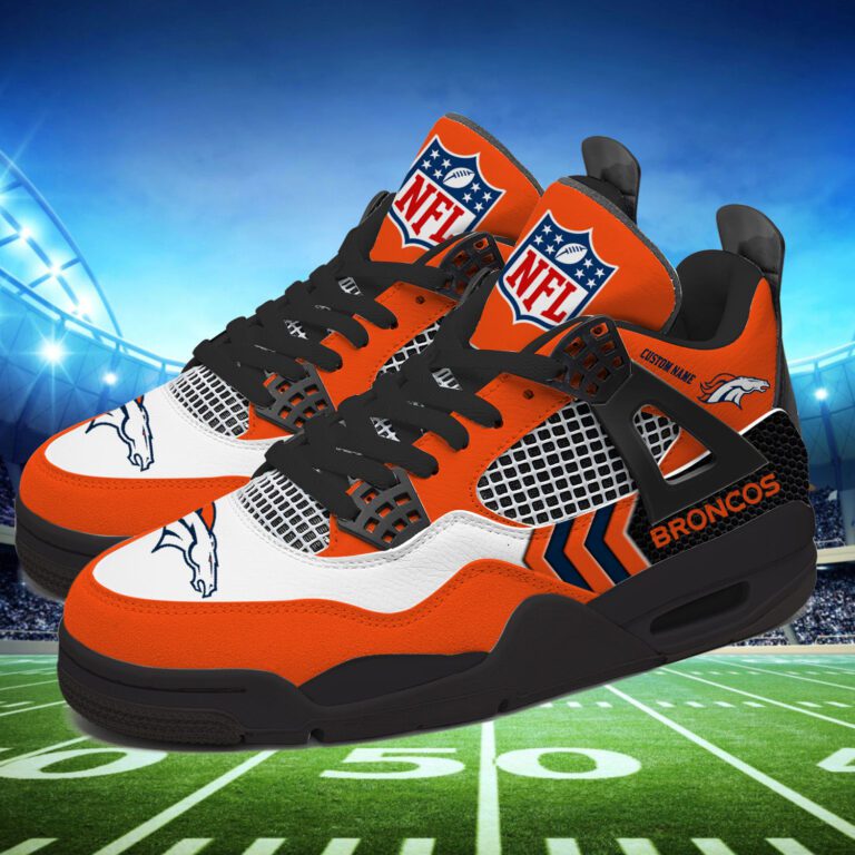 Denver-Broncos-NFL-Premium-Jordan-4-Sneaker-Personalized-Name-Shoes-JD4728-2