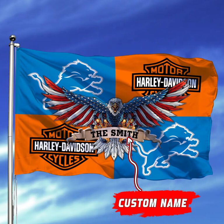 Detroit-Lions-NFL-Harley-Davidson-Fly-Flag-Outdoor-Flag-FI461-2