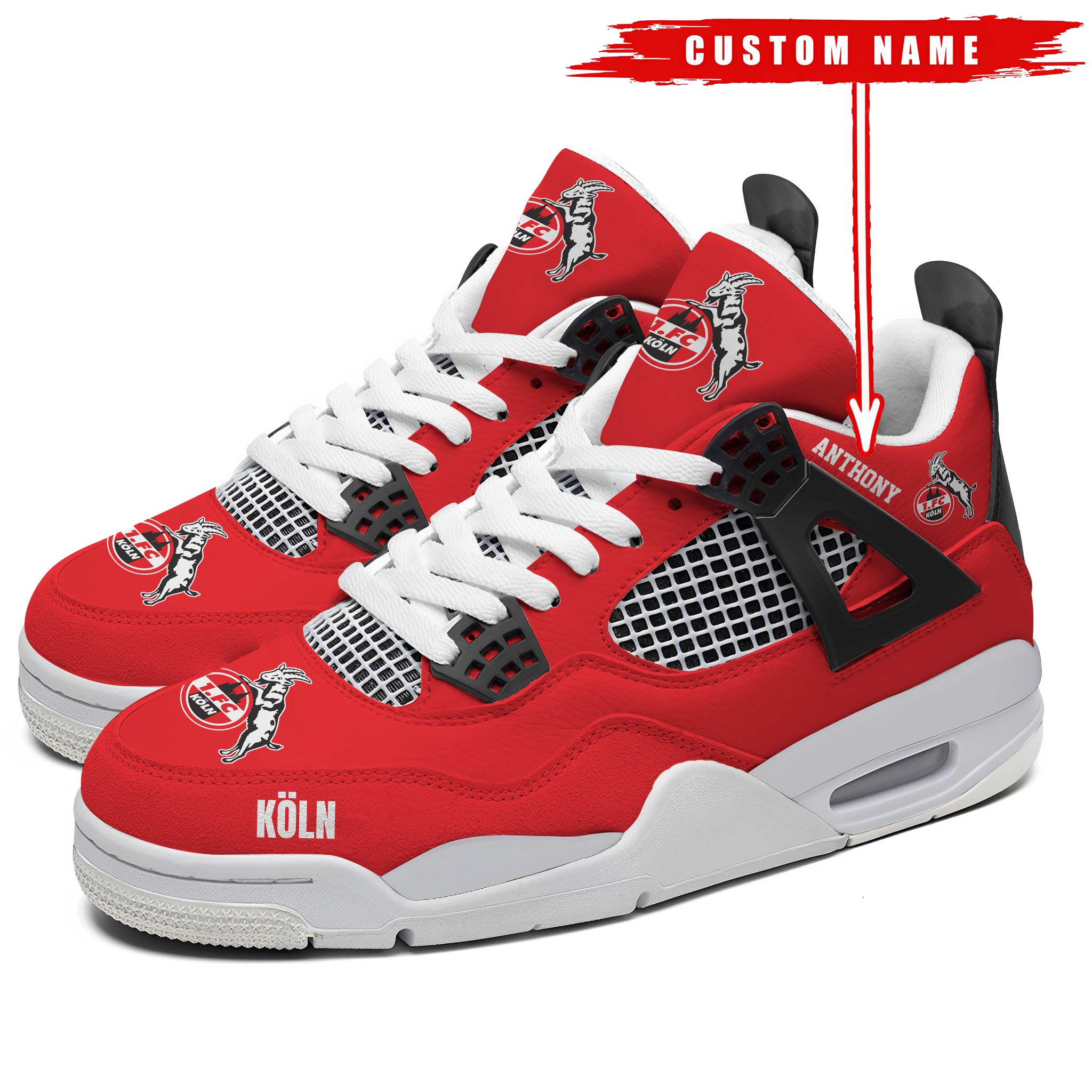 FC-Koln-Bundesliga-Premium-Sneaker-Jordan-4-Personalized-Name-Shoes-JD4698 FC Koln Bundesliga Premium Sneaker Jordan 4 Personalized Name Shoes JD4698