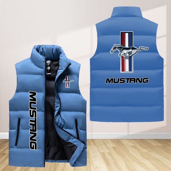 Ford Mustang Sleeveless Down Jacket Sleeveless Vest