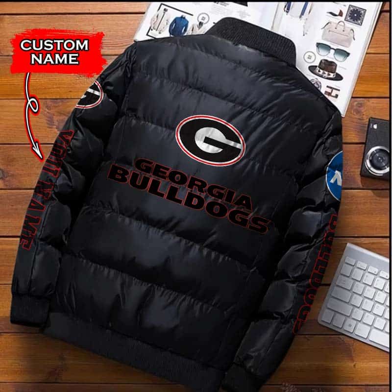Georgia-Bulldogs-NCAA-Premium-Puffer-Down-Jacket-Personalized-Name-1