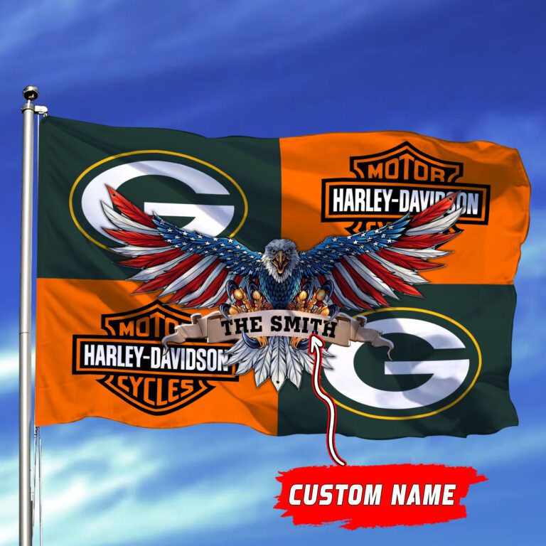 Green-Bay-Packers-NFL-Harley-Davidson-Fly-Flag-Outdoor-Flag-FI463-2