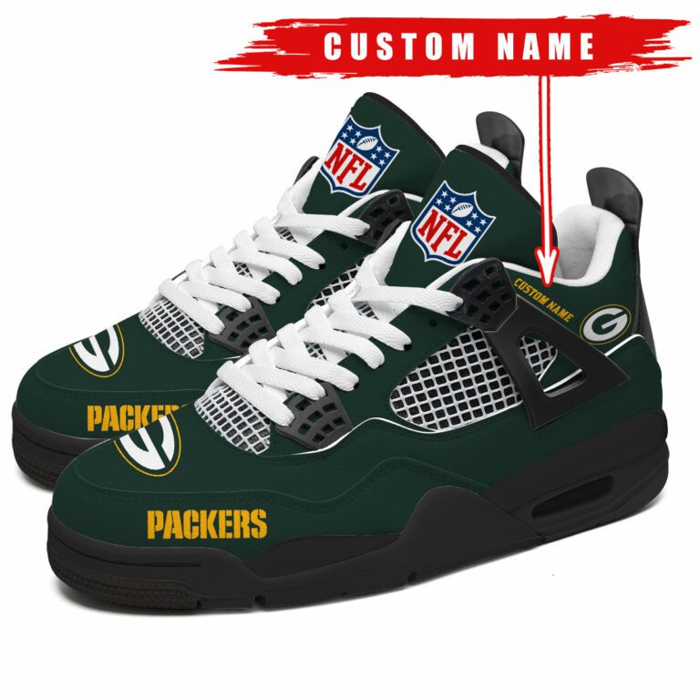 Green-Bay-Packers-NFL-Premium-Jordan-4-Sneaker-Personalized-Name-Shoes-JD4731-2