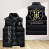 Harrogate Town Afc Sleeveless Down Jacket Sleeveless Vest