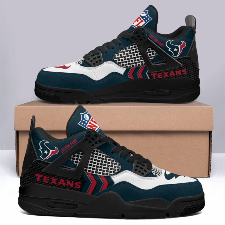 Houston-Texans-NFL-Premium-Jordan-4-Sneaker-Personalized-Name-Shoes-JD4734 Houston Texans NFL Premium Jordan 4 Sneaker Personalized Name Shoes JD4734