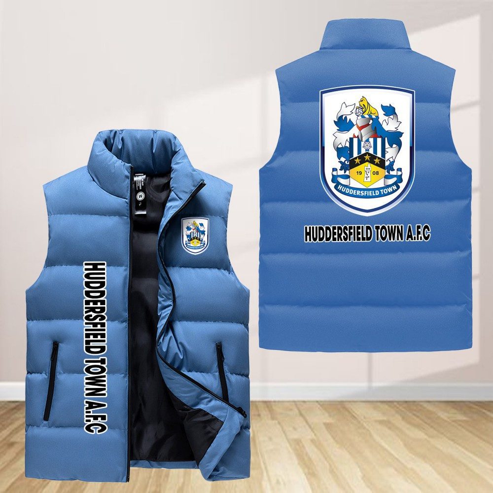 Huddersfield-Town-A.F.C-Sleeveless-Down-Jacket-Sleeveless-Vest Huddersfield Town A.F.C Sleeveless Down Jacket Sleeveless Vest