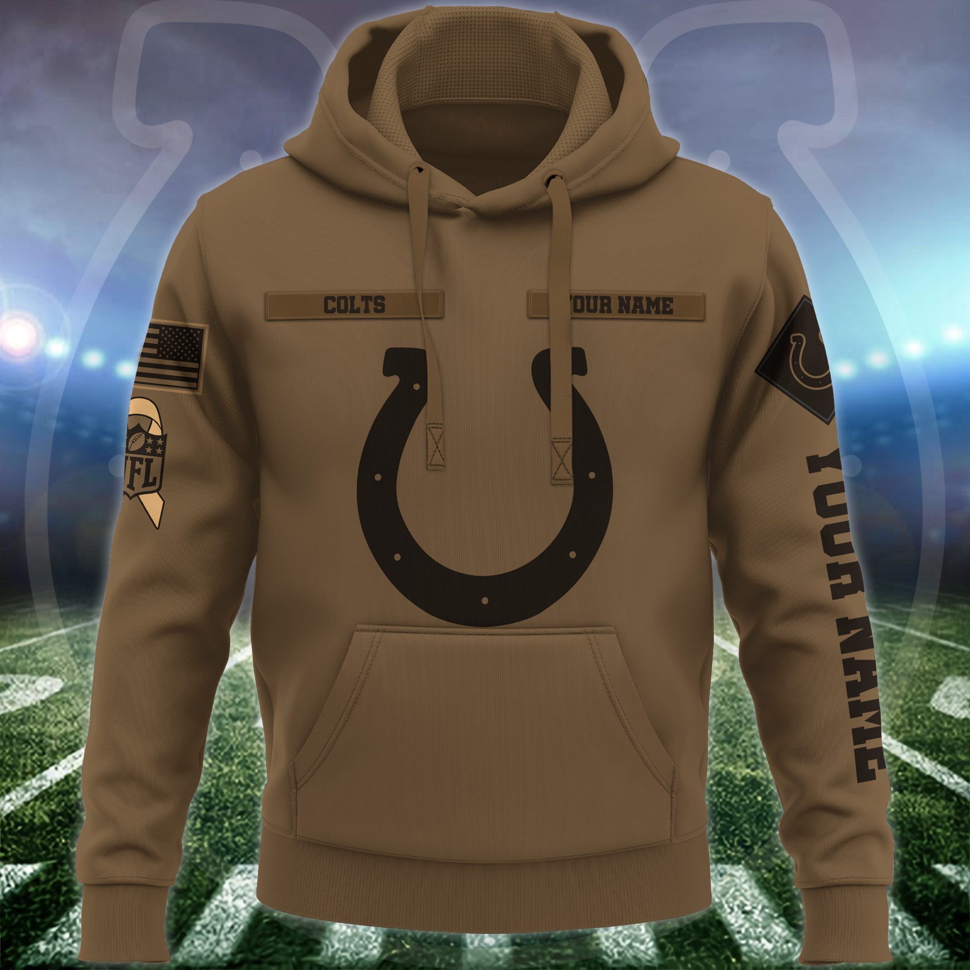 Indianapolis-Colts-NFL-Brown-Salute-To-Service-2023-Veteran-3D-Hoodie-Custom-Your-Name-HSL1142-1