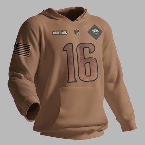 Jacksonville Jaguars NFL 2023 Salute To Service Custom Name And Number 3D Hoodie HSL1015
