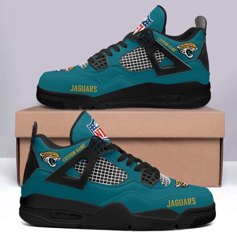 Jacksonville-Jaguars-NFL-Premium-Jordan-4-Sneaker-Personalized-Name-Shoes-JD4737-1