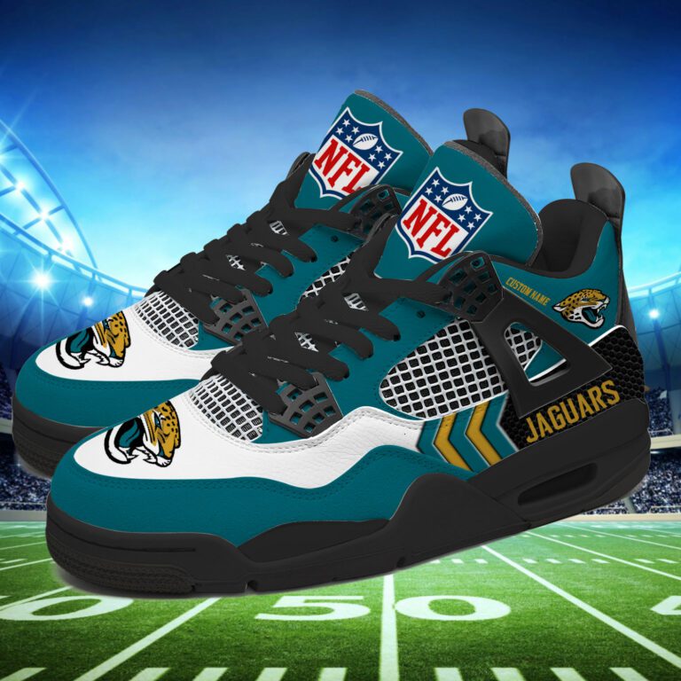 Jacksonville-Jaguars-NFL-Premium-Jordan-4-Sneaker-Personalized-Name-Shoes-JD4738-2