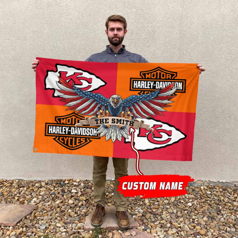 Kansas-City-Chiefs-NFL-Harley-Davidson-Fly-Flag-Outdoor-Flag-FI471-1