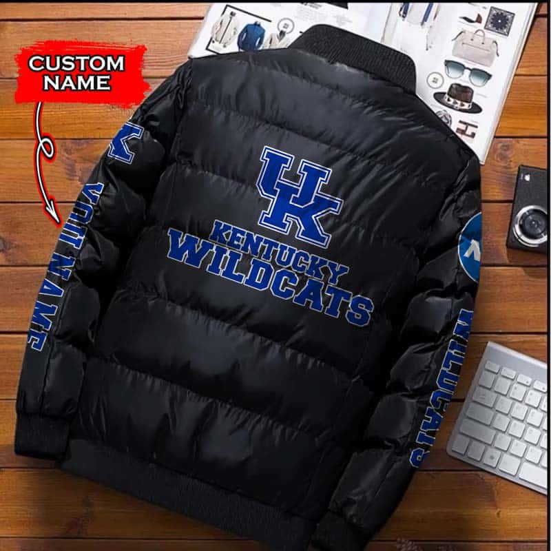 Kentucky-Wildcats-NCAA-Premium-Puffer-Down-Jacket-Personalized-Name-1