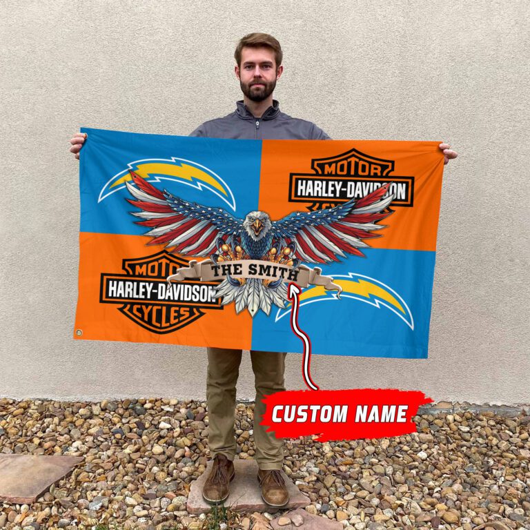 Los-Angeles-Chargers-NFL-Harley-Davidson-Fly-Flag-Outdoor-Flag-FI475-1